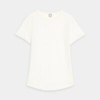 T-shirt Lisette lin Blanc Ines de la Fressange Paris