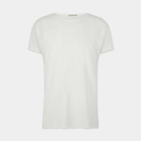 T-shirt Roger coton flammé biologique Blanc Nudie Jeans