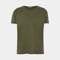 T-shirt Roger coton flammé biologique Vert Nudie Jeans