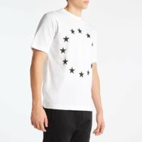 T-shirt Wonder Europa coton imprimé étoiles Blanc Etudes