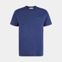 T-shirt café croissant droit coton bio Bleu Maison Labiche