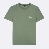 T-shirt col rond coton recyclé ARCY Vert Faguo