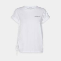 T-shirt drapé Stanley Drape Blanc Designers Remix