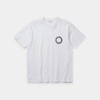 T-shirt droit Johannes en coton logo Blanc Norse Projects