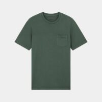 T-shirt droit Mitch en coton Vert Balibaris