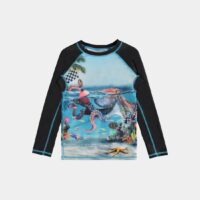 T-shirt droit Neptune manches longues Bleu Molo