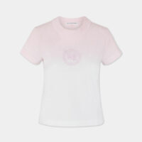 T-shirt droit Ombre Baby tie & dye griffé coton Rose T by Alexander Wang