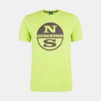 T-shirt droit coton logo Vert North Sails