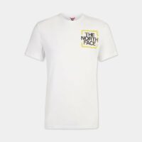 T-shirt droit coton signature Blanc The North Face