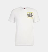 T-shirt droit coton signature Blanc The North Face