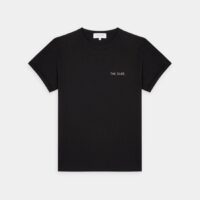 T-shirt droit coton the dude Noir Maison Labiche