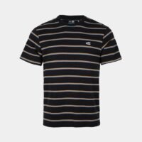 T-shirt droit rayures interlock en coton Noir O'Neill