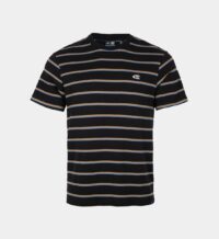 T-shirt droit rayures interlock en coton Noir O'Neill