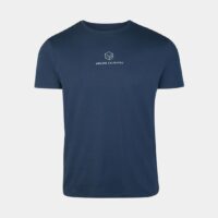 T-shirt droit signature coton Bleu Armani Exchange