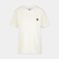 T-shirt droit soleil coton bio Blanc Thinking Mu