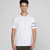 T-shirt droit stretch blanc Blanc Calvin Klein Performance