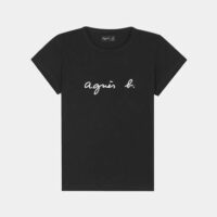 T-shirt en coton Brando col rond Noir Agnes B.