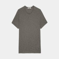 T-shirt en coton flammé Gris Zadig&Voltaire