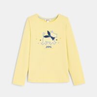 T-shirt manches longues jaune Chipie