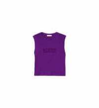 T-shirt sans manches col rond uni WANDY Violet La Petite Etoile