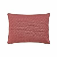 Taie de coussin uni matelassé en satin de coton