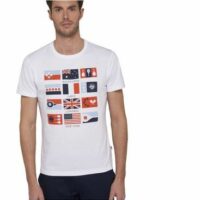 Tee shirt Roland Garros Grand Chelem homme - blanc Blanc Roland Garros