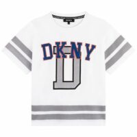 Tee-shirt manches courtes Blanc Dkny