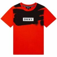 Tee-shirt manches courtes Orange Dkny