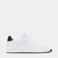 Tennis B Court cuir Blanc Balmain