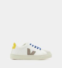 Tennis Esplar cuir et nubuck Blanc Veja