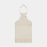 Top Ribbed sans manches Beige Alyx