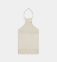 Top Ribbed sans manches Beige Alyx