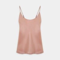 Top en soie Rose La Perla