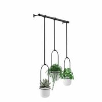 Triple Jardinière de fenêtre avec barre de suspension Blanc Umbra