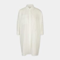 Tunique chemise ample manches 3/4 Blanc Co