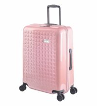 Valise rigide Dot Glitter 4R 66 cm Rose Dot-Drops