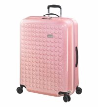 Valise rigide Dot Glitter 4R 72 cm Rose Dot-Drops
