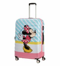 Valise rigide cabine Wavebreaker Disney 4R 55 cm Rose American Tourister
