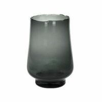 Vase Photophore en verre ELYZA Gris Pomax