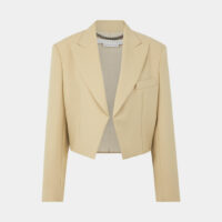 Veste Adley courte en laine Beige Stella McCartney