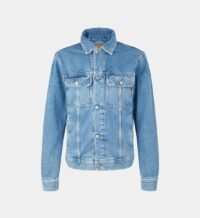 Veste D-Barcy droite coton denim Bleu Diesel