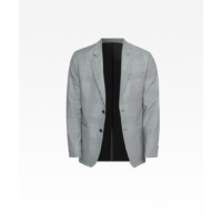 Veste Hugues pied de poule noire et blanche Noir Azzaro