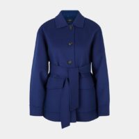 Veste Tarranto laine vierge Bleu Weekend Max Mara