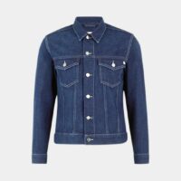 Veste Tyler courte droite coton denim Bleu Mud Jeans