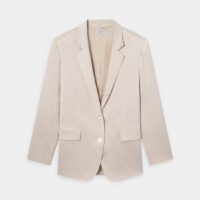 Veste ample Jorga mi-longue Rose Recc