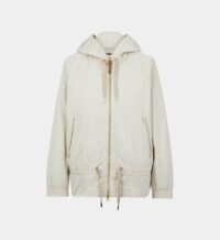 Veste coupe vent légère droite capuche Beige Woolrich