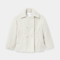 Veste courte effet fourrure Beige Proenza Schouler