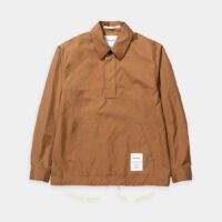 Veste droite Lund Cambric Tab Series courte en coton Beige Norse Projects