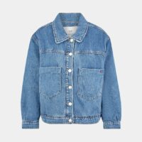 Veste oversize Vicky coton denim doublure matelassée Bleu F.A.M.