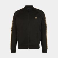 Veste zippée col teddy Noir Fred Perry